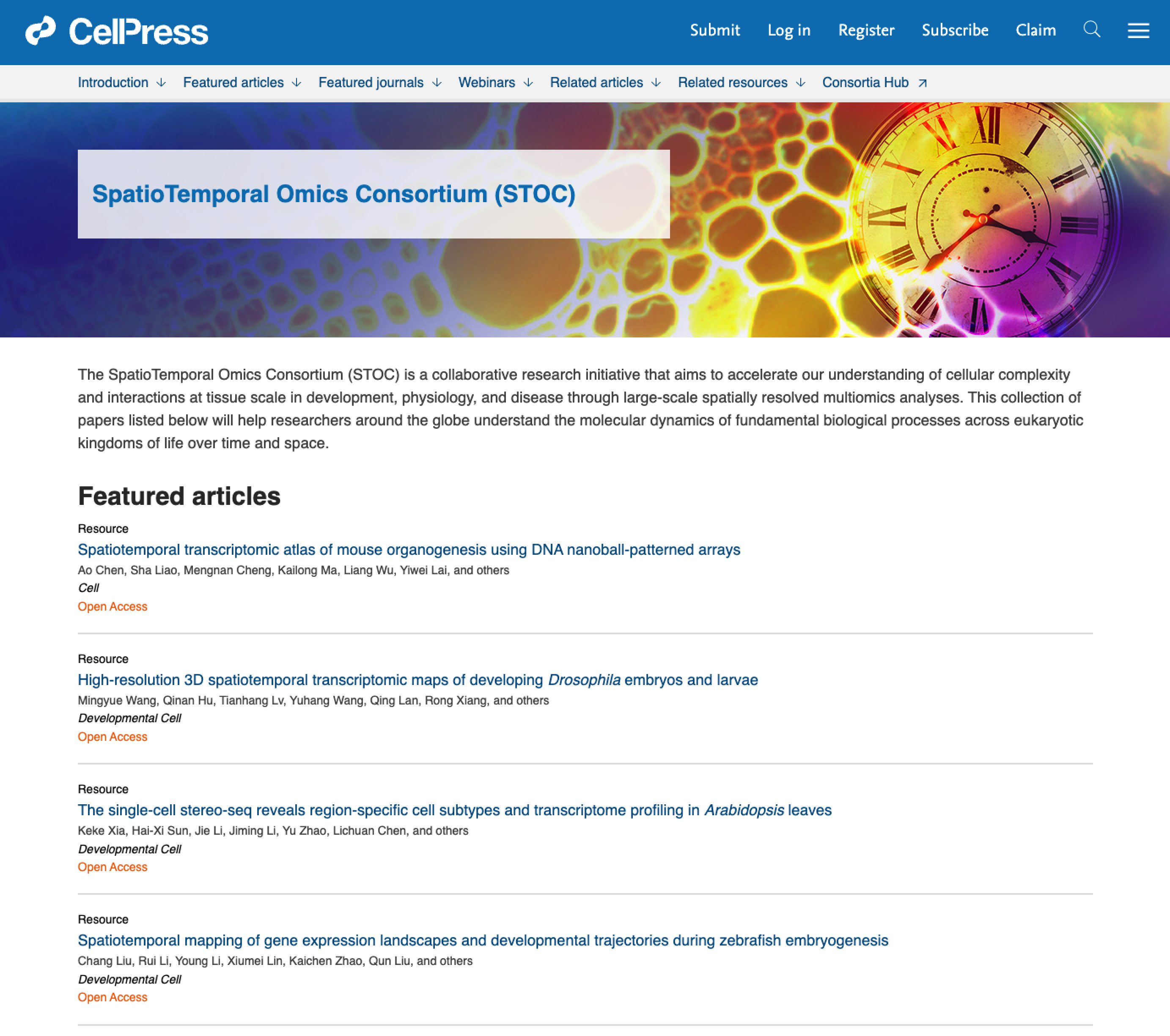 Spatiotemporal transcriptomic maps of whole mouse embryos at the