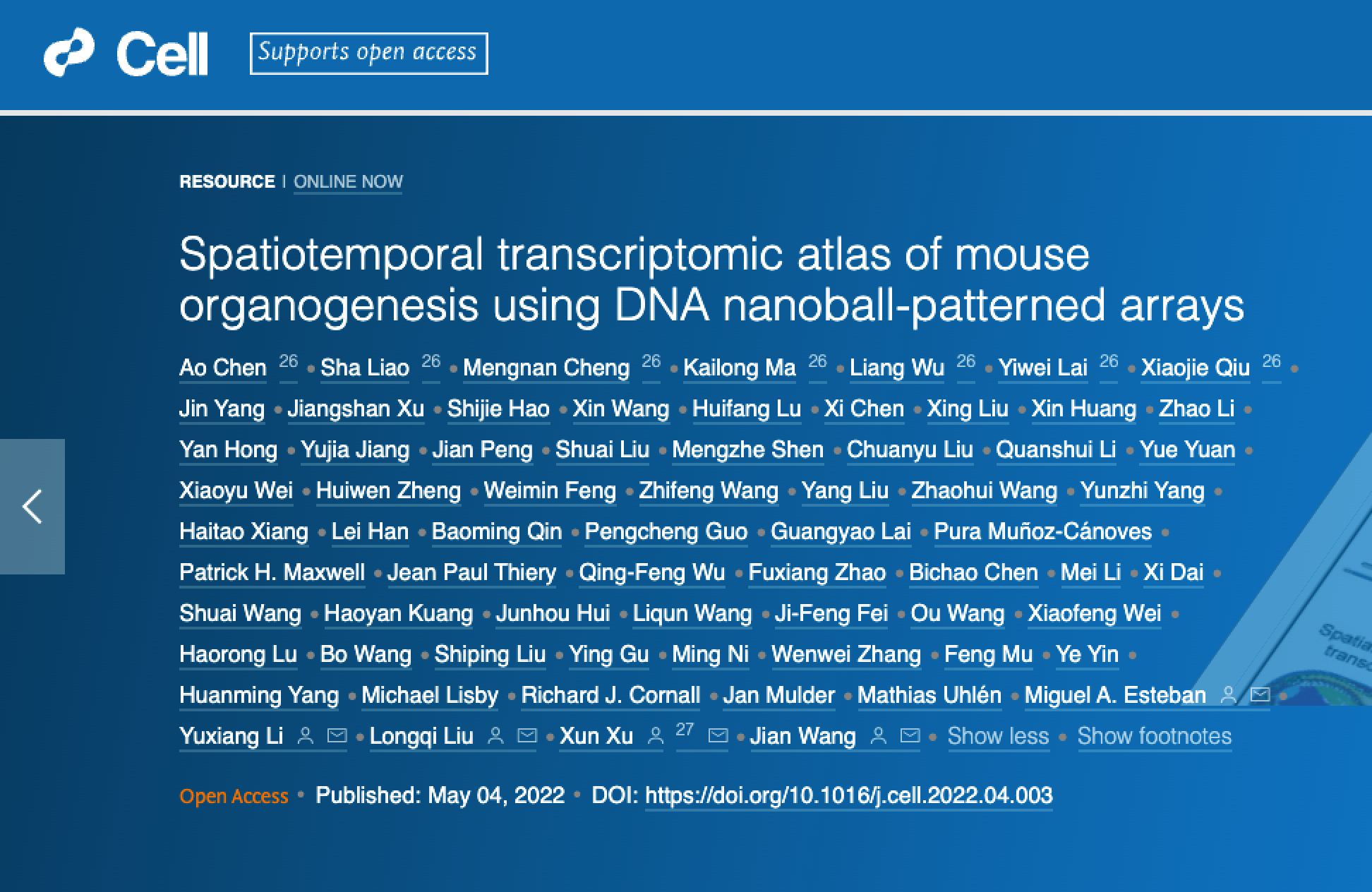 Spatiotemporal transcriptomic maps of whole mouse embryos at the